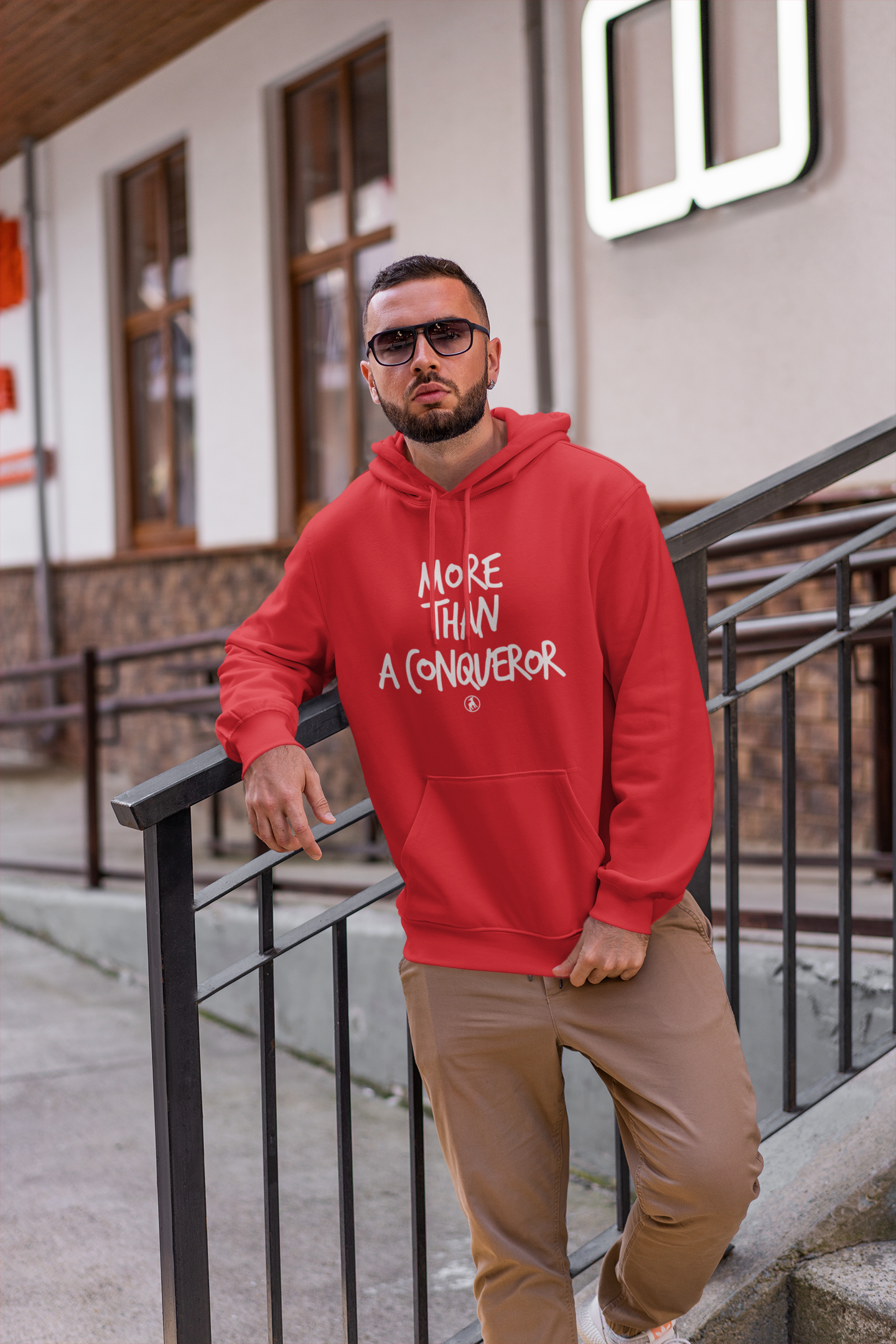 "More Than A Conqueror" Hoodie