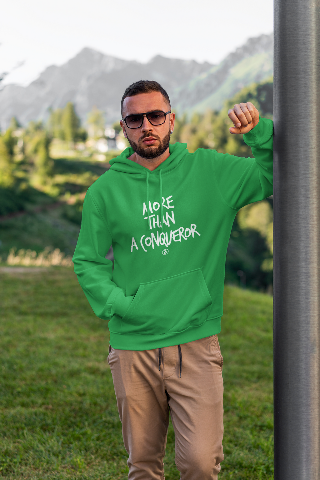 "More Than A Conqueror" Hoodie